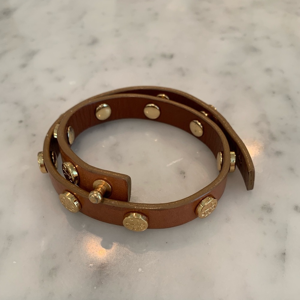 Tory Burch Wrap Studded Bracelet